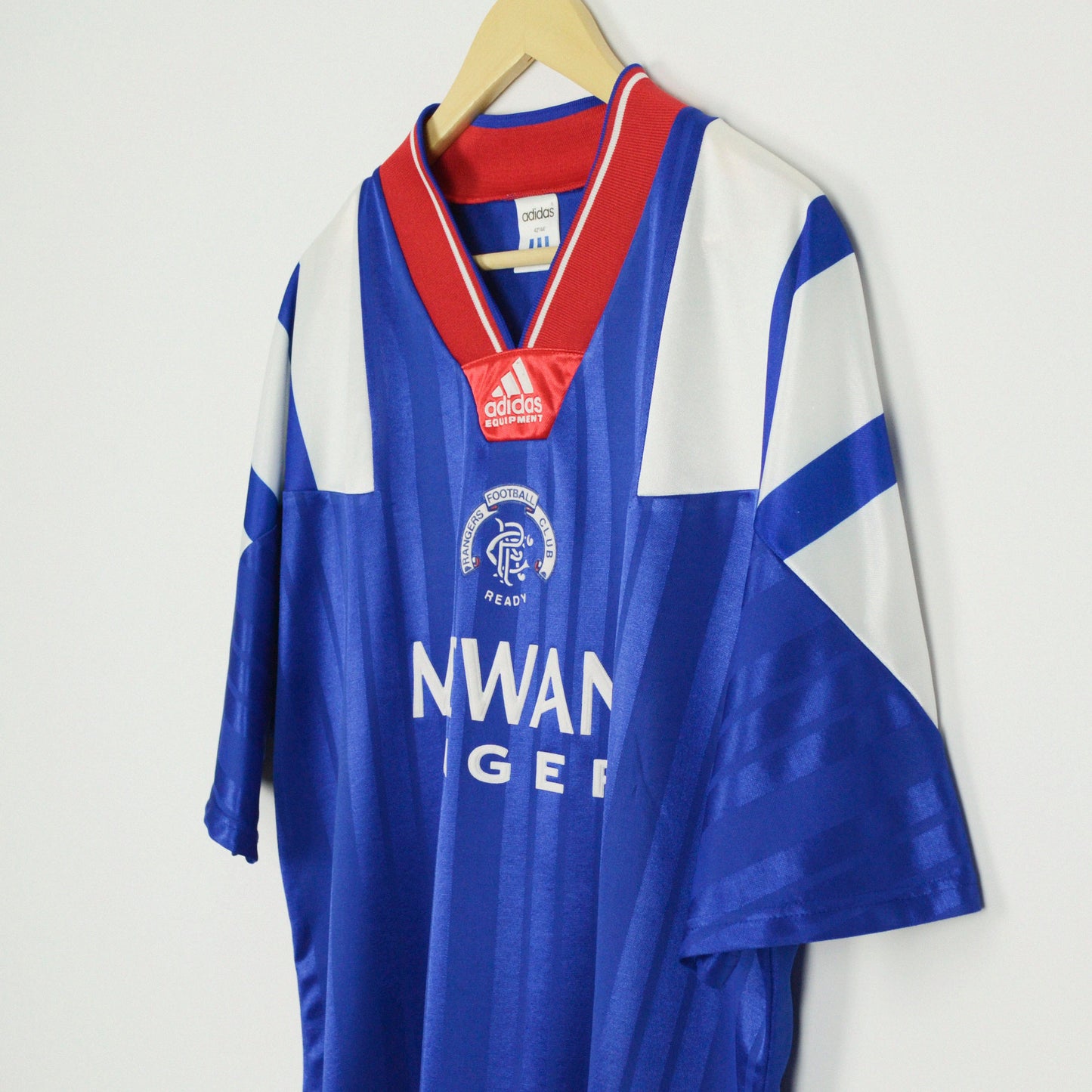 1992-94 Adidas Rangers Home Shirt L