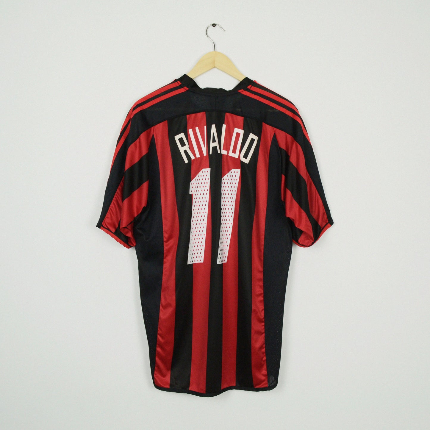 2003-04 Adidas AC Milan Home Shirt Rivaldo 11 XL