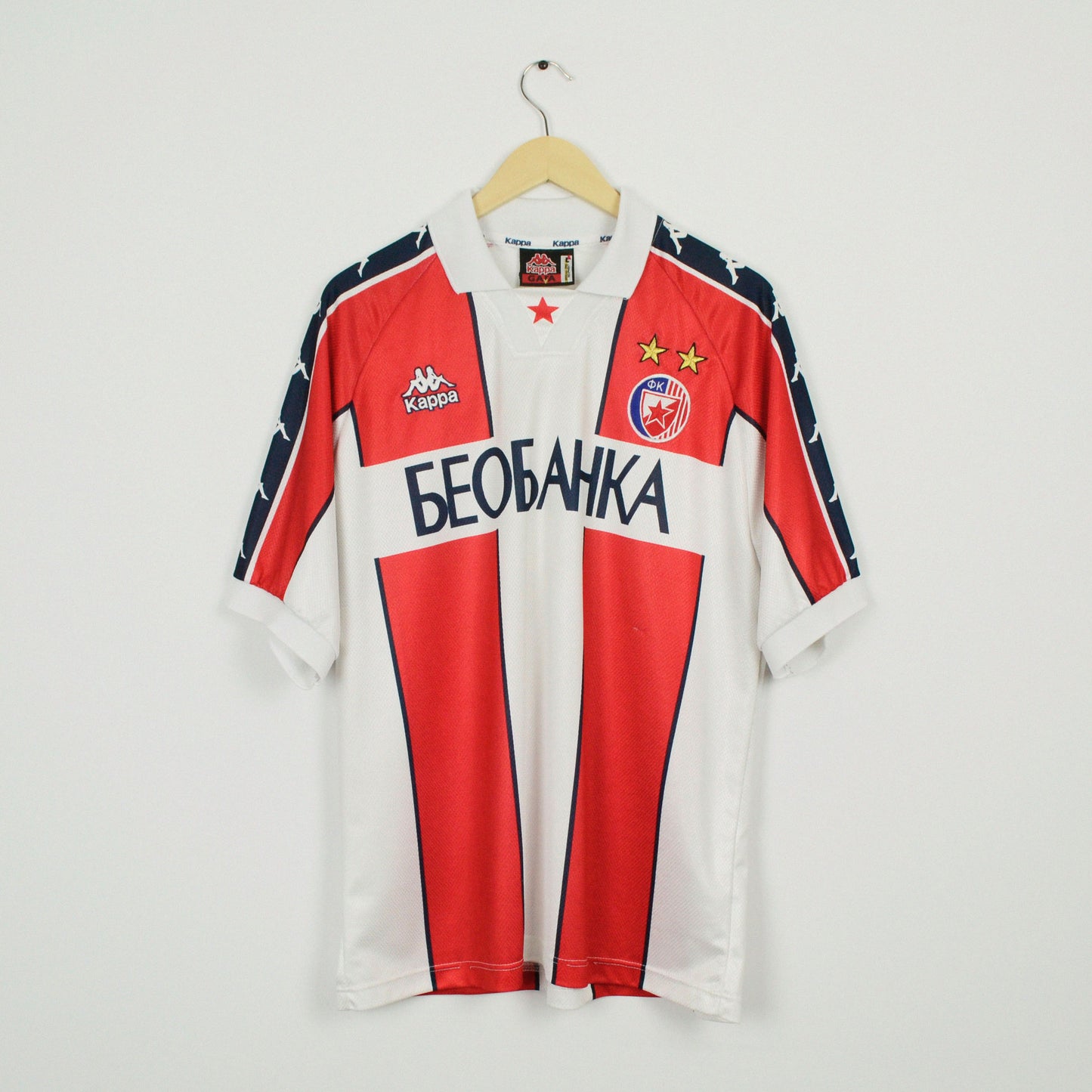 1995-97 Kappa Red Star Belgrade Home Shirt XL
