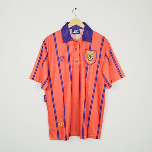 1993-95 Umbro Scotland Away Shirt L