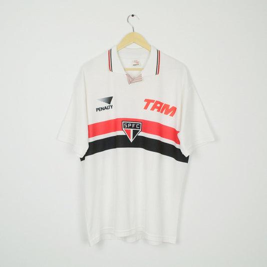 1993-94 Penalty Sao Paulo Home Shirt Juninho 10 XL
