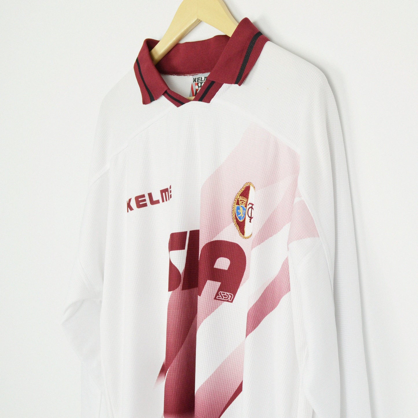 1996-97 Kelme Torino Match Worn Away Shirt Lo Gatto 31 XL