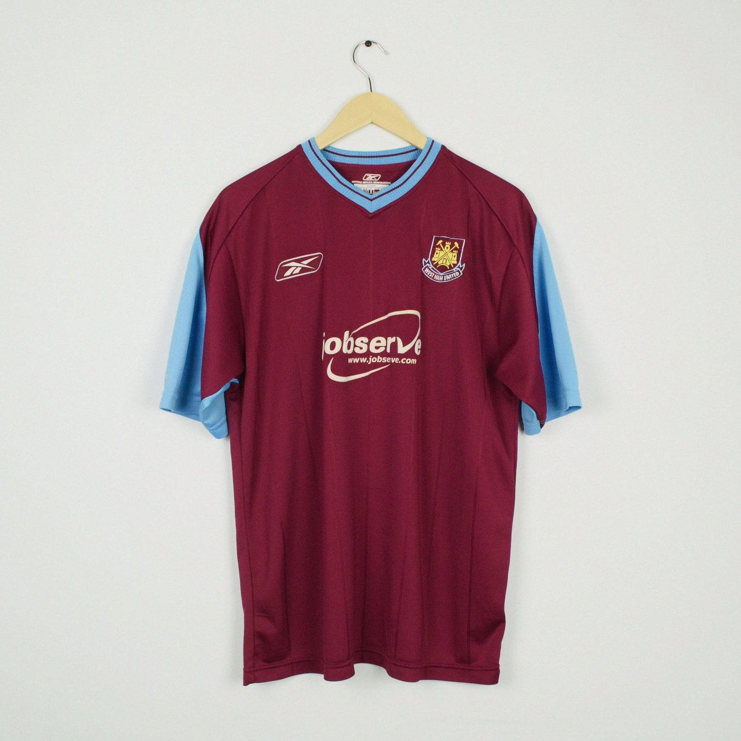 2003-05 Reebok West Ham Home Shirt L
