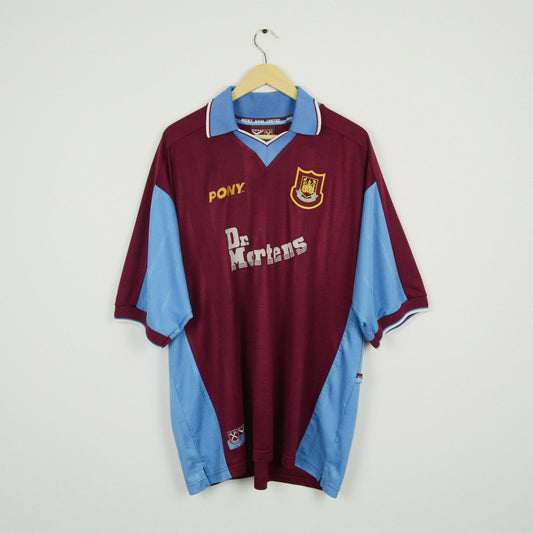 1998-99 Pony West Ham Home Shirt Dicks 3 XL